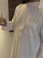 White Collared Thobe