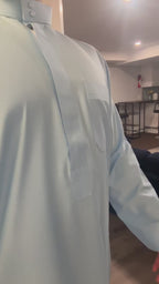 Baby Blue collared thobe